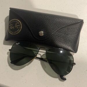 Black RayBan Aviators